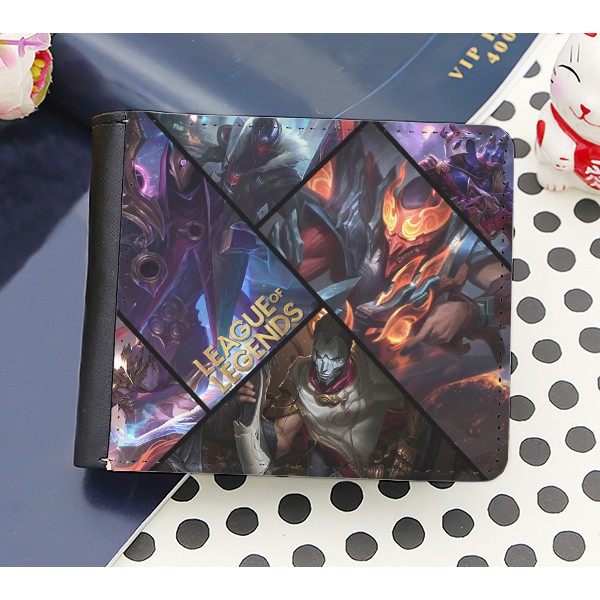 กระเป๋าสตางค์หนังผู้ชาย Jhin League of Legends - แฟชั่น LOL