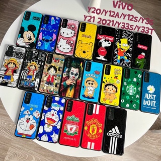 ꒰พร้อมส่ง📬꒱ ใหม่ล่าสุด🆕 เคส 3D พิมพ์ลายการ์ตูนน่ารัก Vivo Y3s/Y20/Y12a/Y12s, Y21 2021/Y33s/Y33t