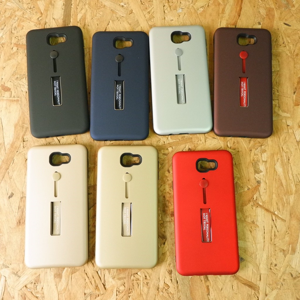 J7 Prime เคส 2 ชั้น สไลด์แหวน J7 prime