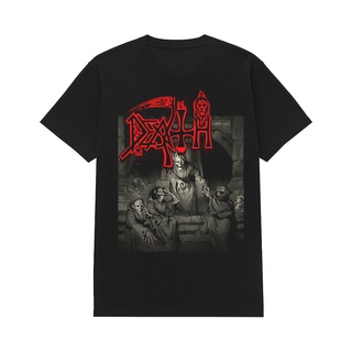 เสื้อยืดผ้าฝ้ายเสื้อยืด ลายวงร็อคเกอร์สตาร์ Death Scream Bloody GoreL XL  XXL 3XL