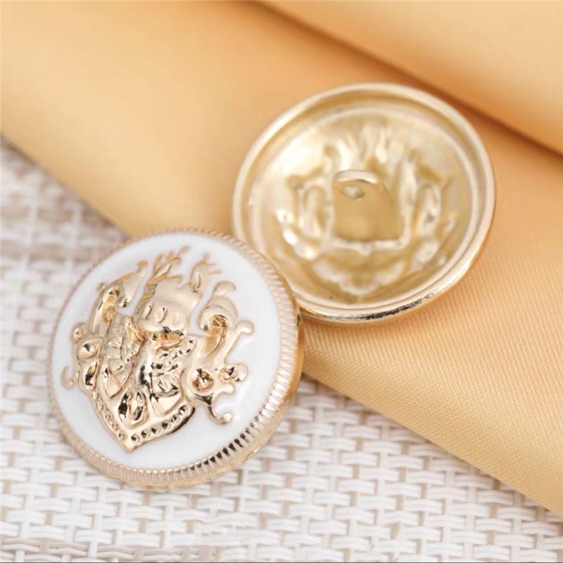 กระดุม ขนาดเล็ก 10 มม. 10 มม. 15 มม. 20 มม. 25 มม. สีทอง สไตล์วินเทจ ยุโรป สําหรับเสื้อโค้ท 10 ชิ้น ต่อล็อต