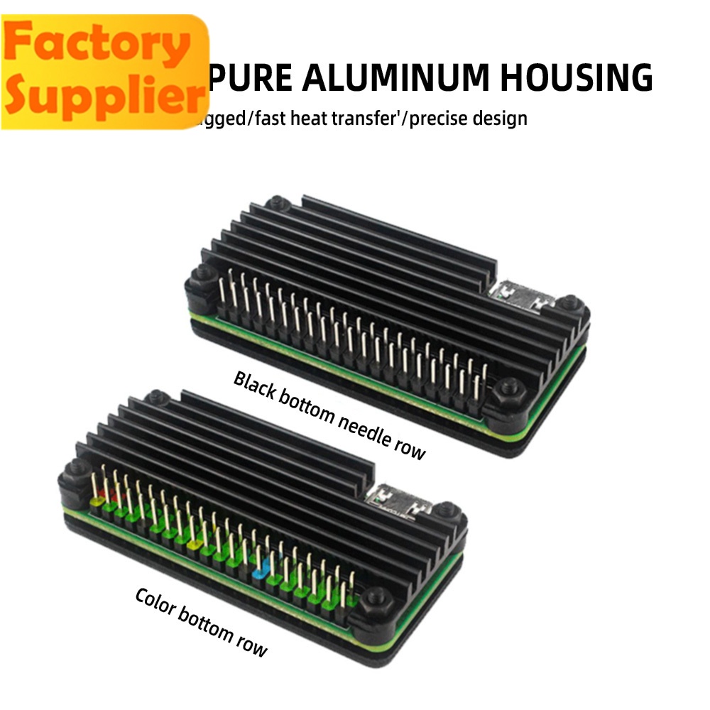 เคสป้องกัน Zero 2W Raspberry Pi + Pin Header เคสอลูมิเนียมบริสุทธิ์