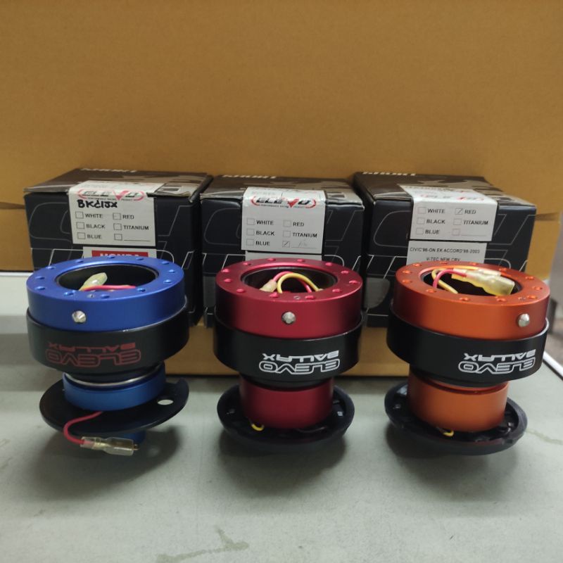 คอพวงมาลัยถอดได้ ELEVO HONDA (H-8) EK 96-99,CIVIC FD 06-11,CIVIC ES 00-05,CITY ZX 03-07,ACCORD95-03,