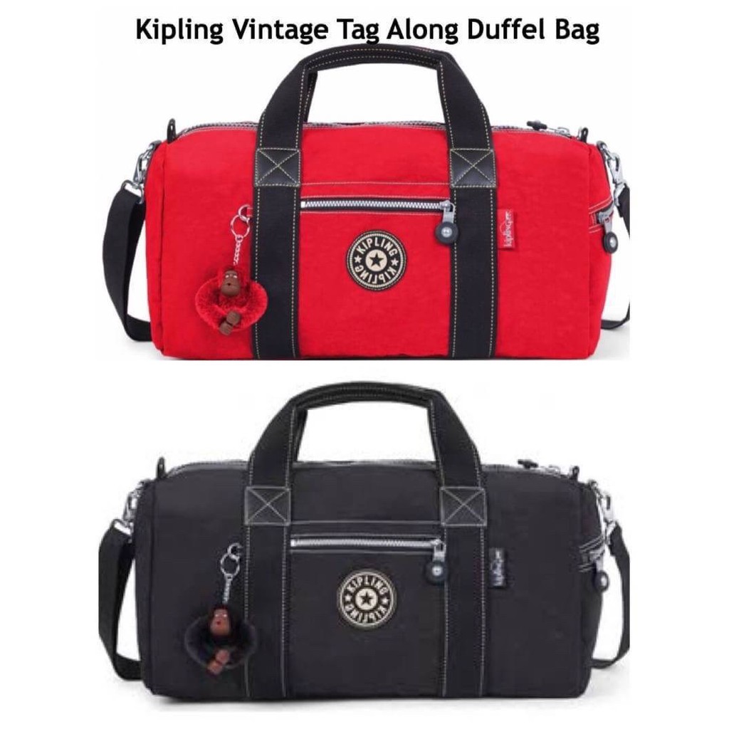 กระเป๋าสะพาย กระเป๋าเดินทาง Kipling Vintage Tag Along Duffel Bag อีกหนึ่งคอลเลคชั่นของTag Alongทรงสปอร์ต