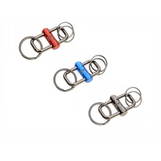 Troika KR22-09 Keyring 2-WAY KEY พวงกุญแจ 3 ห่วง สำหรับห่วงกุญแจ 2 ขนาด มี 3 สี