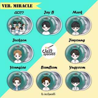 [พร้อมส่ง]เข็มกลัด GOT7 Fanart Ver.Miracle 4.4 cm.