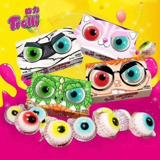 เยลลี่ลูกตา Trolli Pop Eye Gummy ของแท้ พร้อมส่ง 🎃ลายฮาโลวีนมาใหม่🎃