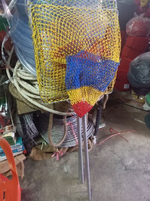 อุปกรณ์ตกปลา สวิงตักปลาใหญ่ กระชอนตักปลา ด้ามเหล็กยาว 1.20เมตร กว้าง 45 เซนติเมตร - รูปที่ 5