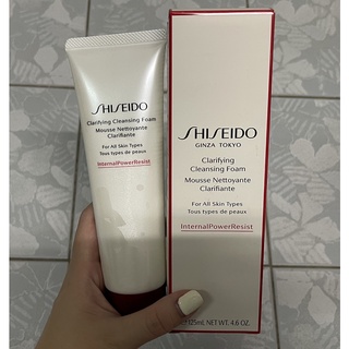 พร้อมส่ง!!!  New ของแท้ 100% ชิเซโด้ โฟมล้างหน้า SHISEIDO Clarifying Cleansing Foam Mousse Nettoyante Clarifiante 125ml