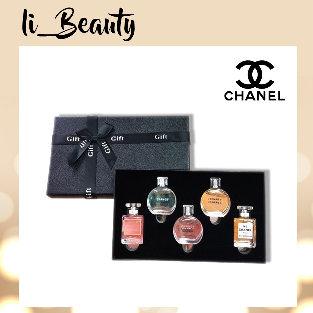 "น้ำหอมแท้" น้ำหอม Chanel 7.5 ml. 5 ขวด Chanel Coco , Chanel Chance , Chanel N°5 EDP ของแท้ 100%