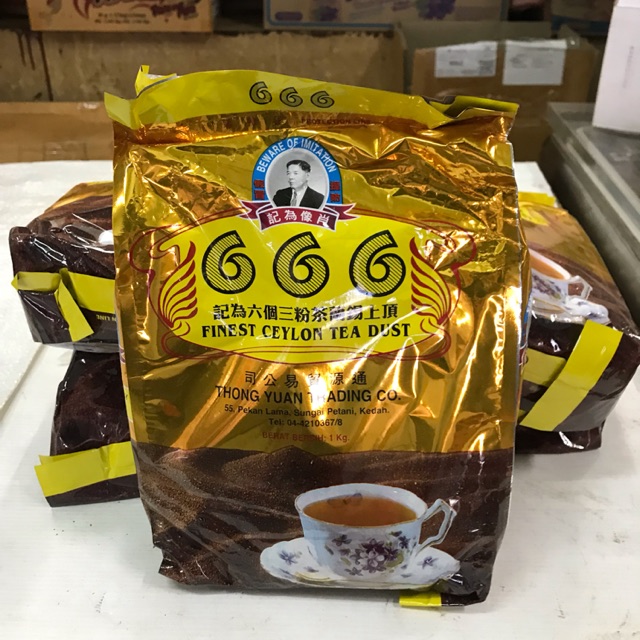 ชา666 ใบชาละเอียด เกรดAA 1kg!!