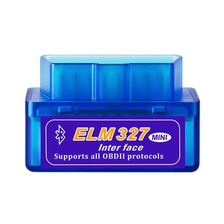 ใหม่ เครื่องสแกนเนอร์วินิจฉัยรถยนต์ ELM327 บลูทูธ V2.1 OBD2 ELM 327 สําหรับ Android Symbian OBDII Protocols