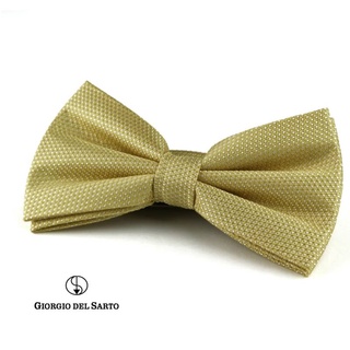 GIORGIO DEL SARTO Two-Fold Silk Bow Tie โบว์ไทผ้าไหมสองจีบ #7