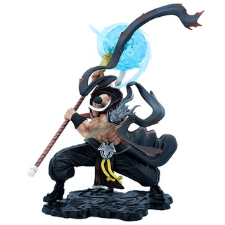 โมเดลฟิกเกอร์อนิเมะ One Piece Popmax White Beard Weapon Can Glow Tianshi ขนาด 30 ซม. สําหรับตกแต่ง