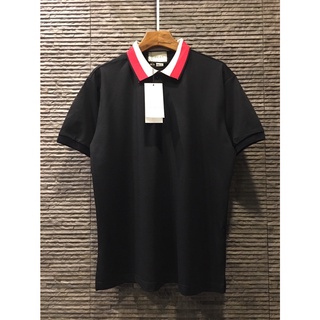 เสื้อโปโล กุชชี่ POLO SHIRT  เนื้อผ้าดีเรียบๆ ใส่สบาย ดิวโรงงานเอง ถ่ายสดจากสินค้าจริง Size M - XXL