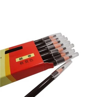 Coloured Soft Cosmetic Art Eyebrow Pencil ดินสอเขียนคิ้วเชือก ดินสอเขียนคิ้ว 1 โหล 12 แท่ง (มีสติ๊กเกอร์)