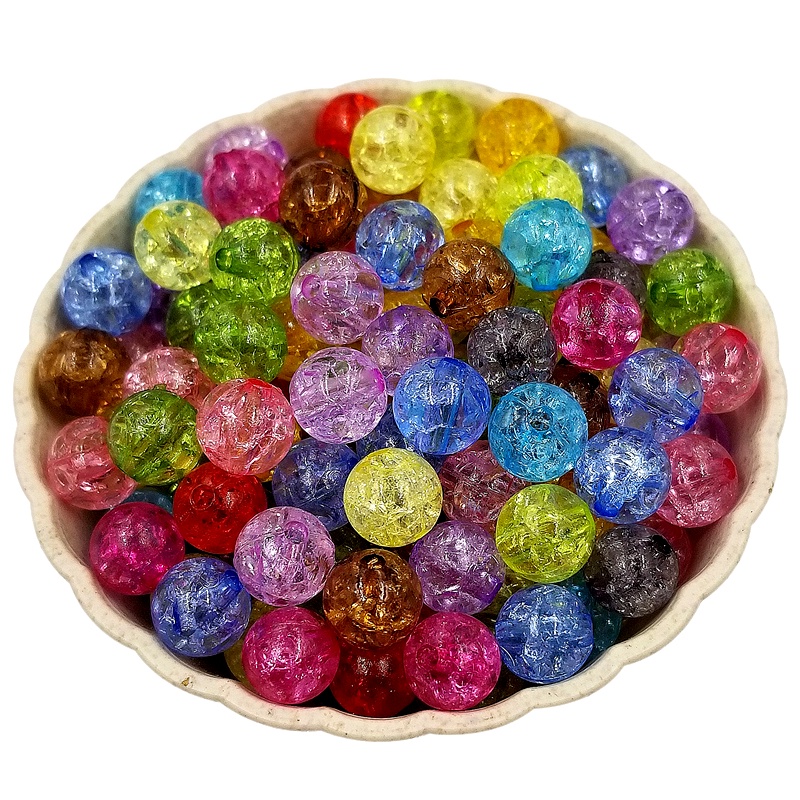 ลูกปัดอะคริลิค ทรงกลม 8 มม. สําหรับงานฝีมือ DIY 50 ชิ้น – โปรปัง