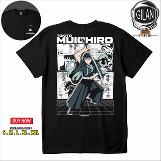 เสื้อยืด ลายการ์ตูนอนิเมะ DEMON SLAYER KIMETSU NO YAIBA TOKITO MUICHIRO MIST HASHIRA SAKAZUKI