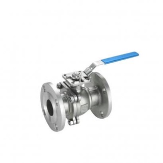 บอลวาล์วสแตนเลสแบบหน้าแปลน#316 Stainless steel 316 Ball Valve Flange JIS10K Ball Valve Direct Mount ISO5211