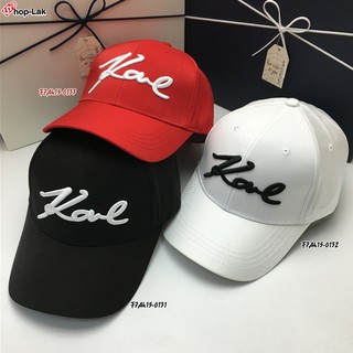 หมวกแก็ป KARL ด้านหลังเป็นเข็มขัด ปรับไซส์ได้ มี 3 สี NO. F7AH15-0131