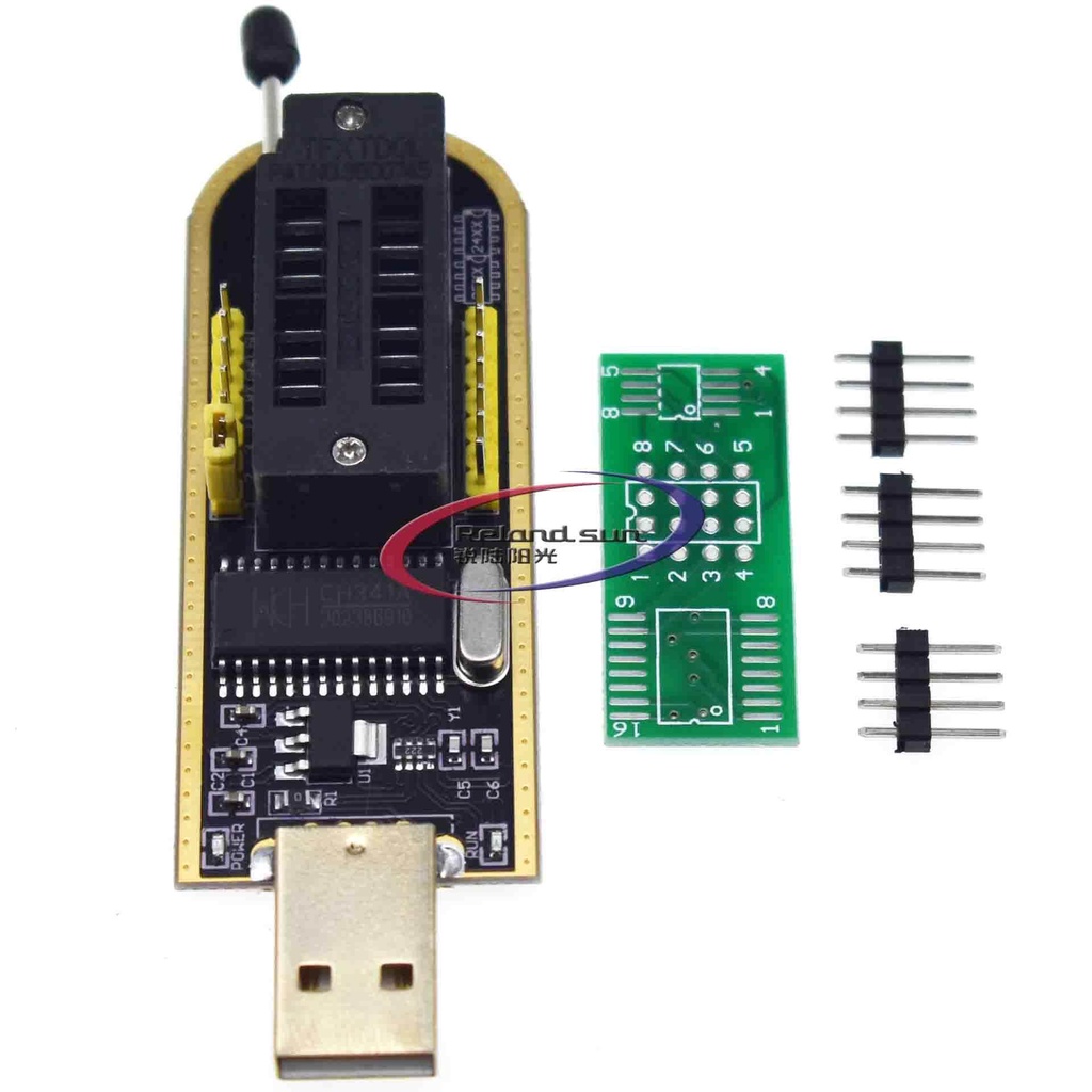 EEPROM BIOS USB Programmer CH341A + คลิป SOIC8 + อะแดปเตอร์ 1.8V + SOIC8 Adaptor Kitjiashop