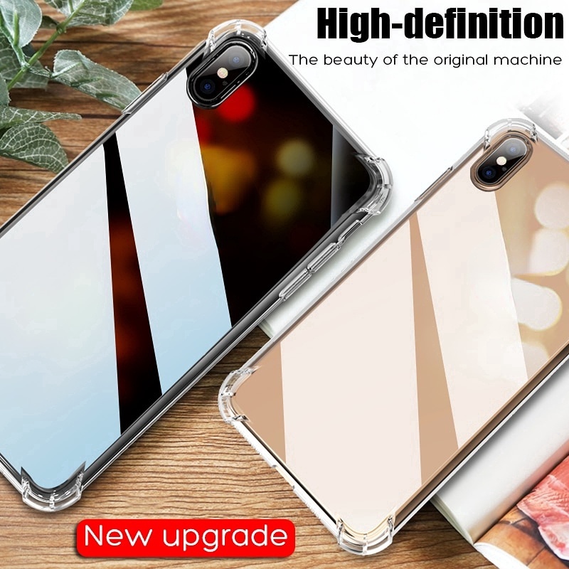 iPhone X XS XR XS Max 8 7 Plus 6 6S Plus 5 5S SE เคสโทรศัพท์ซิลิโคนกันกระแทกสำหรับ
