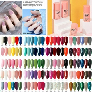 MSKcolorlead ขวดใหญ่ 138สี 🔥46 เฉดสีขายดี🔥สีเจลทาเล็บ 15MLสีเจล น้ํายาทาเล็บ สีทาเล็บเจล ยาทาเล็บเจล