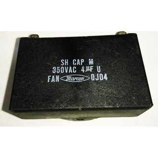 KS Capacitor คาปาซิเตอร์ /แคปพัดลม/แคปรันมอเตอร์ 4 uF350V.AC 4ขา