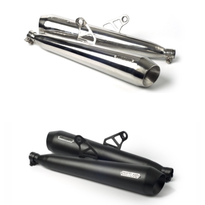 ท่อ Dustland Slip-on Exhaust Roadrunner Triumph bonneville T100-T120 ปลายท่อไอเสีย Triumph bonnevill