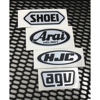 สติกเกอร์ SHOEI ARAI HJC AGV สะท้อนแสง3M สติกเกอร์ติดมอเตอร์ไซค์