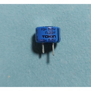 Capacitor 0.22uf 5.5v สำหรับbackupข้อมูล