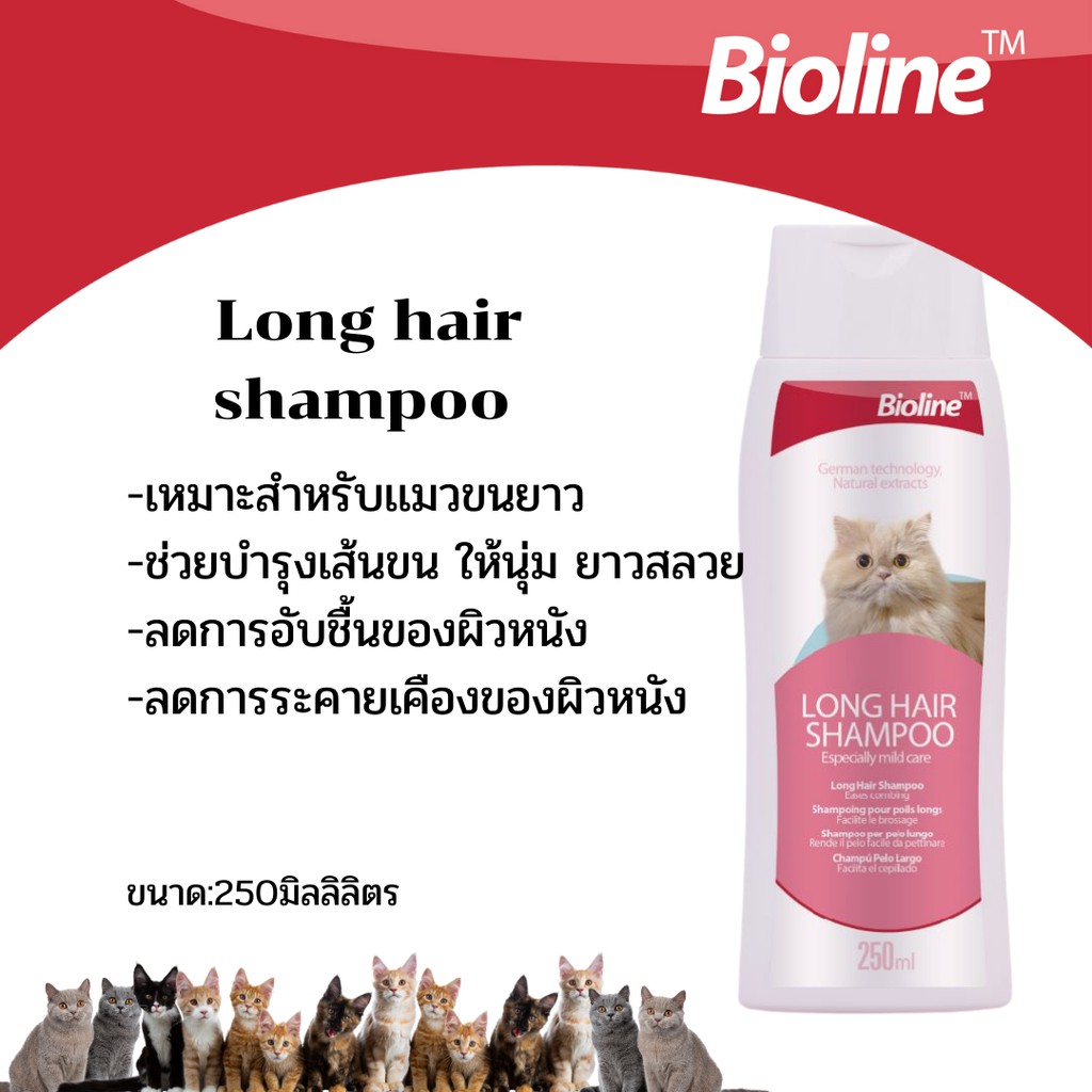 Long hair shampoo เเชมพูเเมว(B2288)
