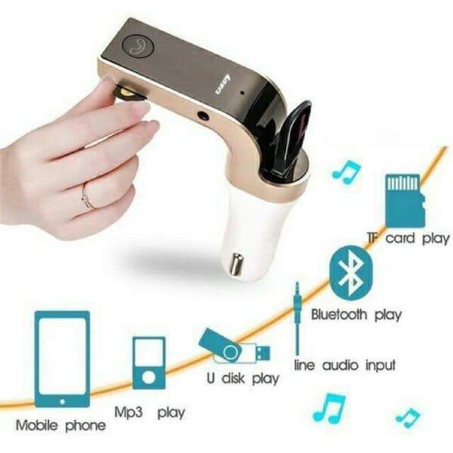 ที่ชาร์จในรถ CAR G7 Bluetooth FM Car kit แท้ 100%