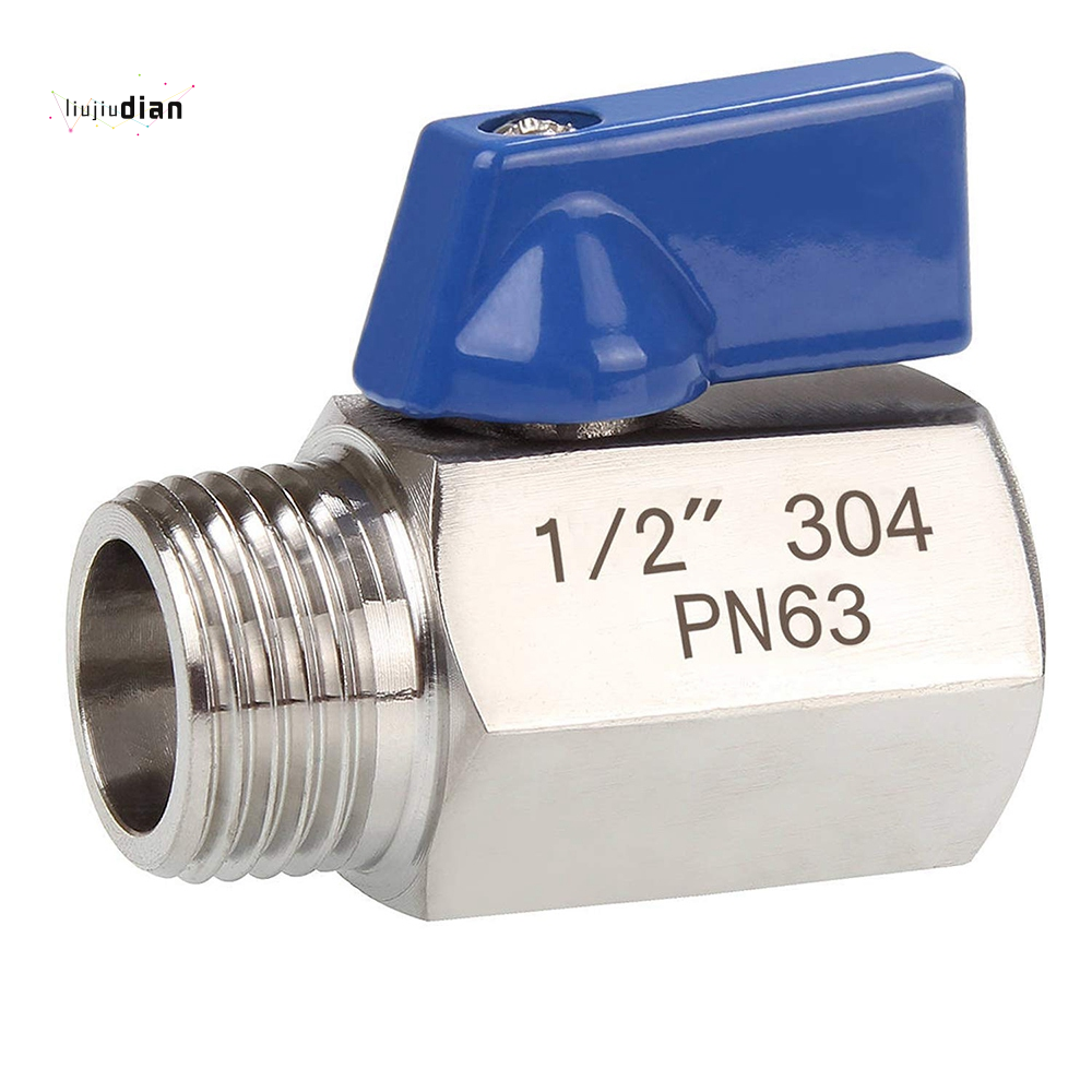Ball Valve 1/2 inch 304 Stainless Steel Mini Ball Valve Female and Male NPT  Great for Shower Head Flow Control Valv | Shopee Thailand