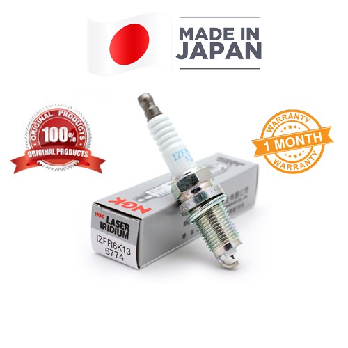 [🔥แท้] หัวเทียน NGK IZFR6K-13 Iridium ของแท้จากญี่ปุ่น 🇯🇵 สำหรับรถยนต์ Honda JAZZ CITY FREED