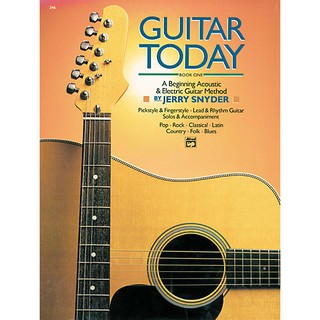 Guitar Today, Book 1 A Beginning Acoustic &amp; Electric Guitar Method By Jerry Snyder