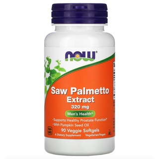 Now Foods, Saw Palmetto Extract 320 mg 90 Veggie Softgels