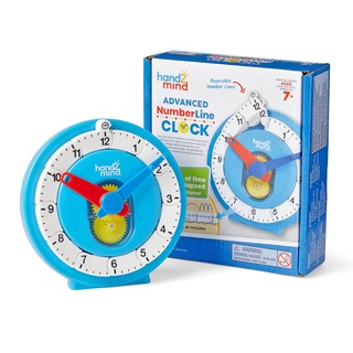 L4K : Hand2Mind : Advenced NumberLine Clock , Single : นาฬิกา แถบตัวเลข : Grade 2-8 : พร้อมส่ง!!!