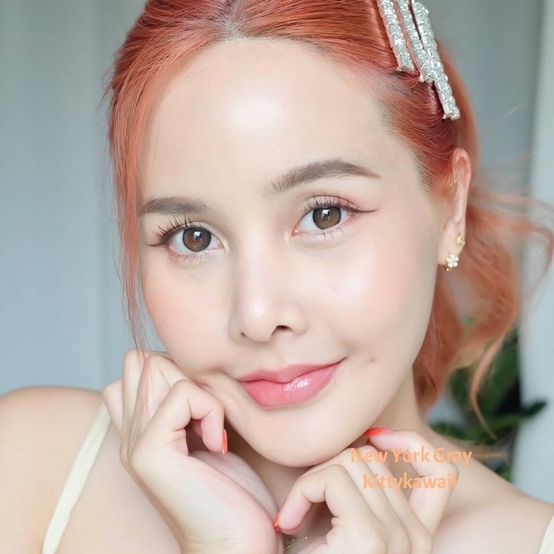 Kitty kawaii ( New York สีเทา ) ขนาดกลาง รูปที่ 3