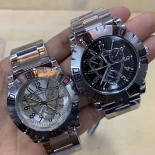 นาฬิกาข้อมือชายWeiQin เครื่องญี่ปุ่น เรือนและสายสแตนเลส2ไมครอน ระบบQuartz analog3 เข็ม กันน้ำ2 ATM พร้อมส่ง