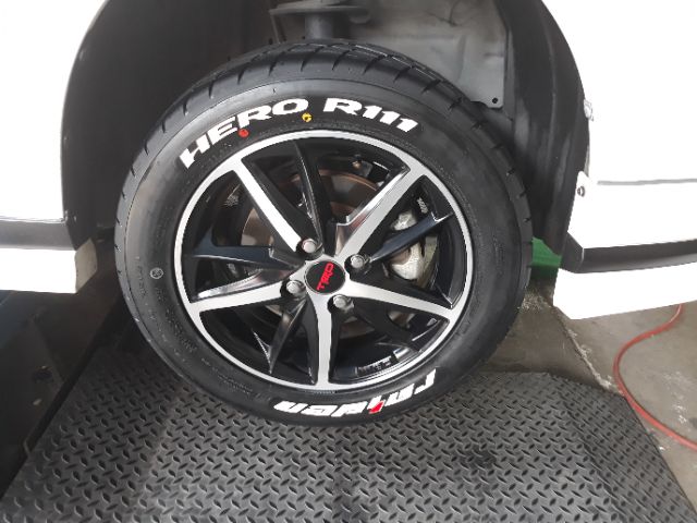 ยางใหม่ ลายซิ่ง Hero R111ขนาด19555R15 ยางปี20 Raiden By Lenso ...