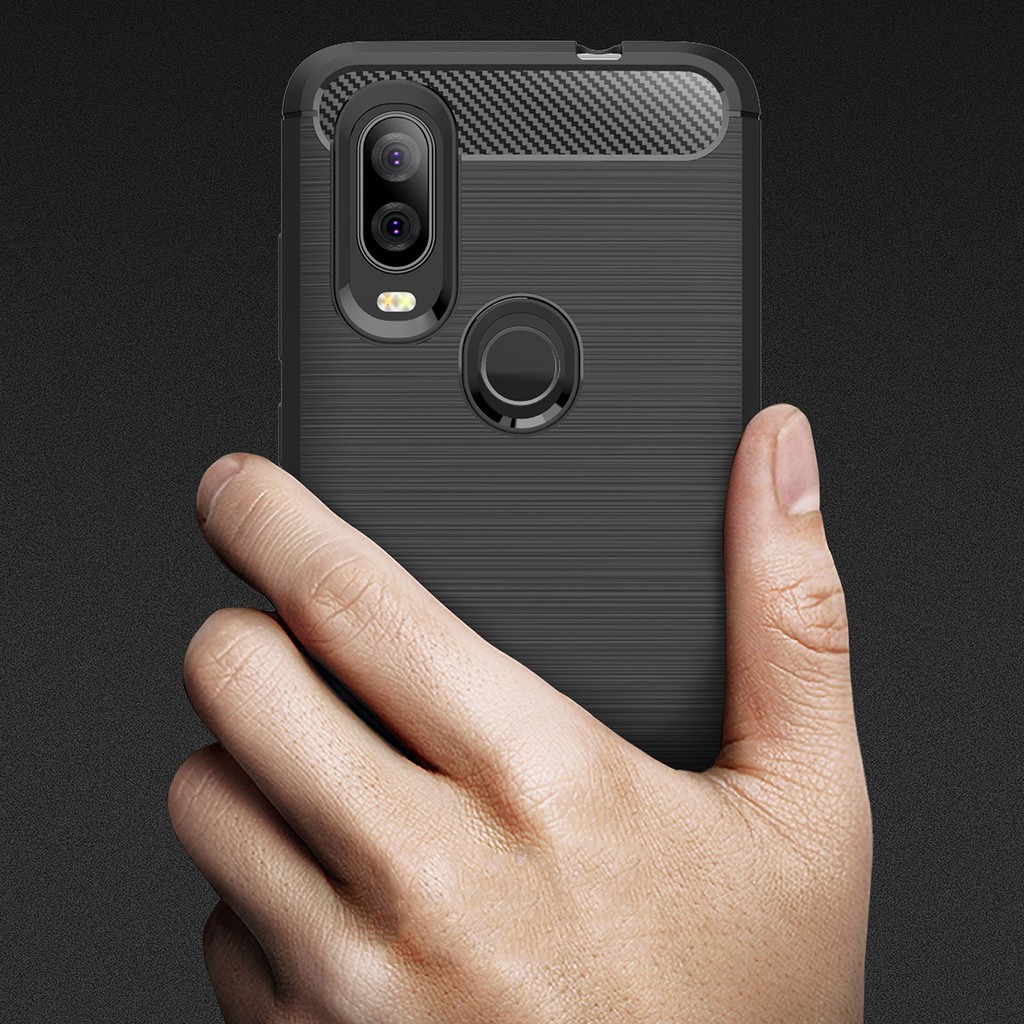 เคส Case for Motorola Edge 30 Pro X30 S30 5G 20 Fusion One Vision Action Moto E7i E7 E6 Plus E6s 2020 G8 Power Lite G9 Play  คาร์บอนไฟเบอร์ Carbon Fibre Brushed Texture Back Cover Soft TPU Bumper Shell Shockproof Mobile Phone Casing ซองมือถือ