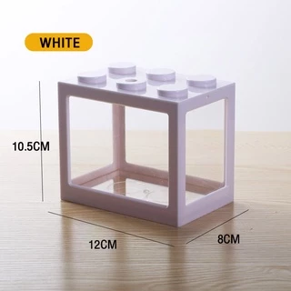😺Hipetime offical shop😺ตู้ปลาเลโก้ ตู้ปลาเล็ก มี3สีให สามารถจับคู่กับไฟ LED ตู้ปลาเลโก้ขนาดเล็กไม่กินพื้นที่