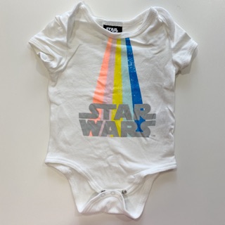 Cotton on jumpsuit ลาย star wars 3-6 เดือน