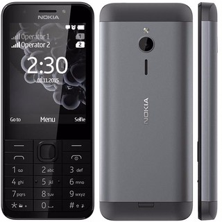 โทรศัพท์มือถือ โนเกียปุ่มกด NOKIA 230 (สีดำ) 2 ซิม จอ  2.8นิ้ว  รุ่นใหม่ 2020