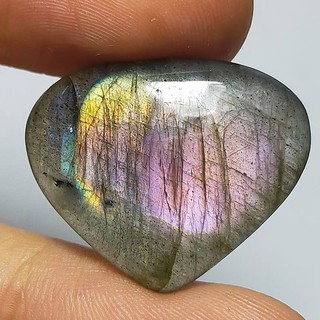 พลอย ลาบราโดไรท์ ธรรมชาติ แท้ หินพ่อมด ( Natural Labradorite ) หนัก 24.65 กะรัต