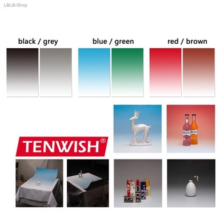 #affordableprice♝▽┅TENWISH Two-Sided 54*86cm gradual background paper water resistance Flower Food Photo Gradient Backgr
