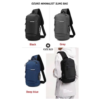 📮@1,070.-🔥🔥BIG GRAND SALE🔥🔥📍(ซื้อ 1 แถม 1 + ลดอีก 7 % + ส่งฟรี EMS)🔥🔥💯 OZUKO MINIMALIST SLING BAG