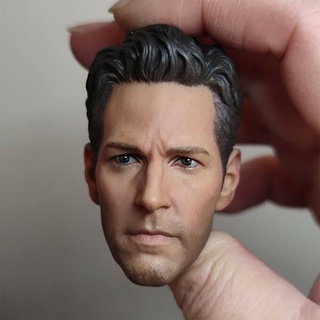โมเดลฟิกเกอร์ 1:6 Paul Rudd Head Sculpt Carved ขนาด 12 นิ้ว ของเล่นสําหรับเด็ก