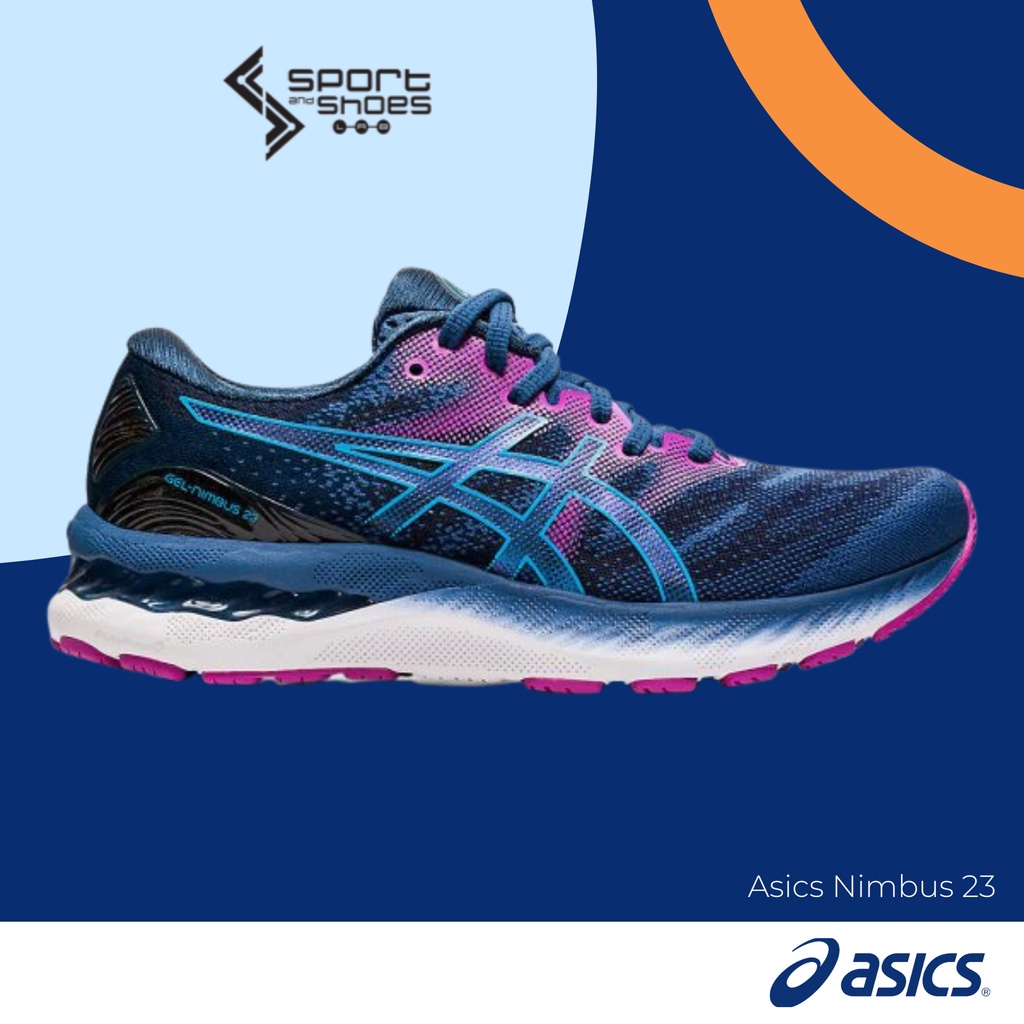 [ซื้อแล้วไม่รับเปลี่ยนคืนทุกกรณี] Asics Gel-Nimbus23 ทั้งชาย (หน้าเท้า 4E) และ หญิง (wide)